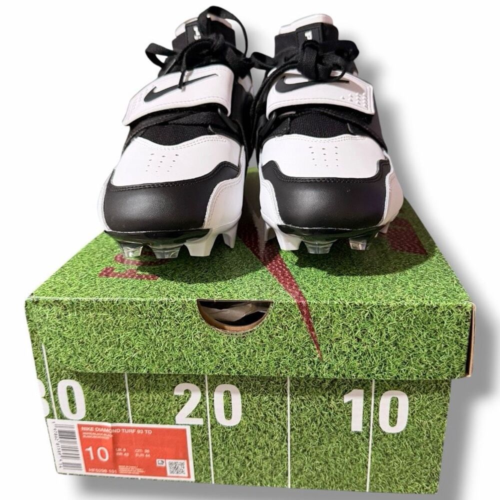 Nike Vapor Edge Diamond Turf 93 TD “DEION SANDERS” HF5298-101  Mens size 10 NIB